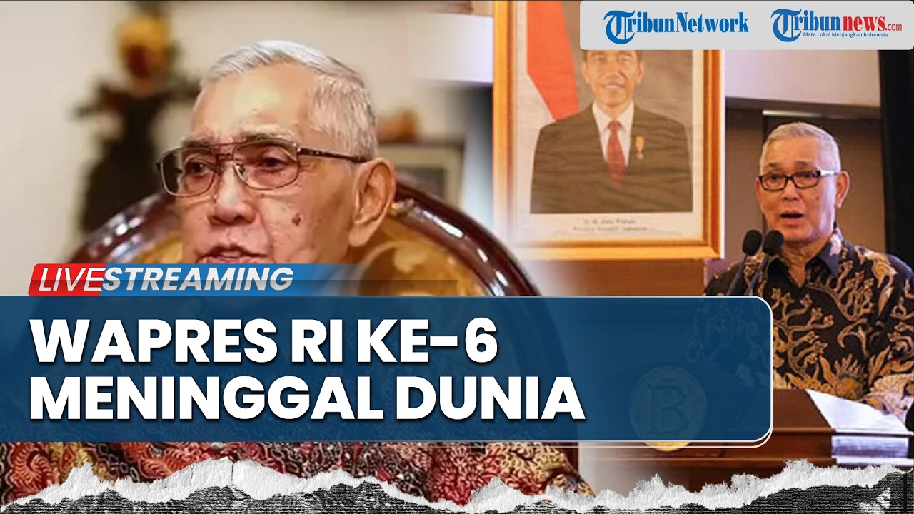 🔴BREAKING NEWS: Wapres ke-6 RI Try Sutrisno Meninggal Dunia, Jenazah Disemayamkan di Menteng