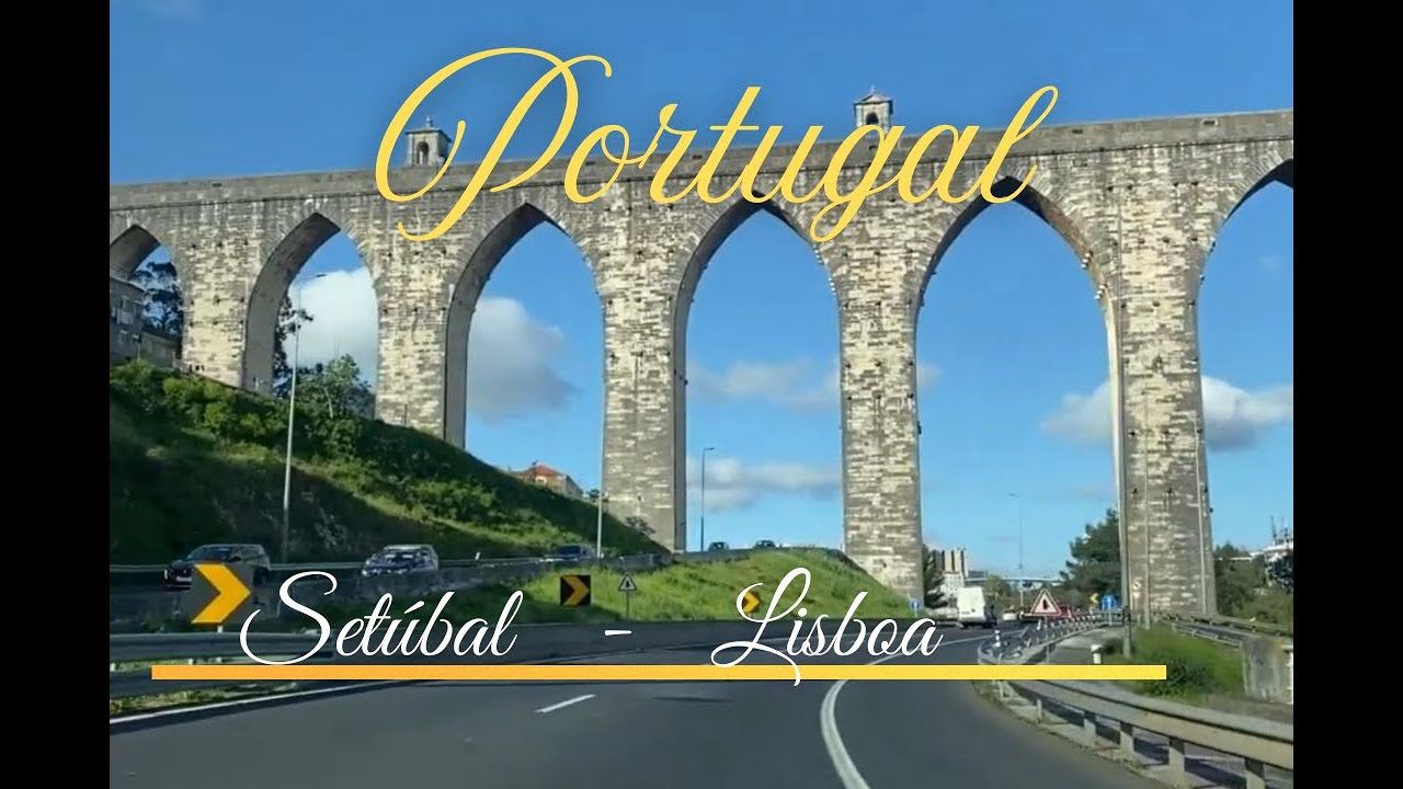 ESTRADA DO NORTE TRAVESSIA RIO TEJO SENTIDO SUL NORTE PONTE 25 DE ABRIL SETÚBAL LISBOA PT.