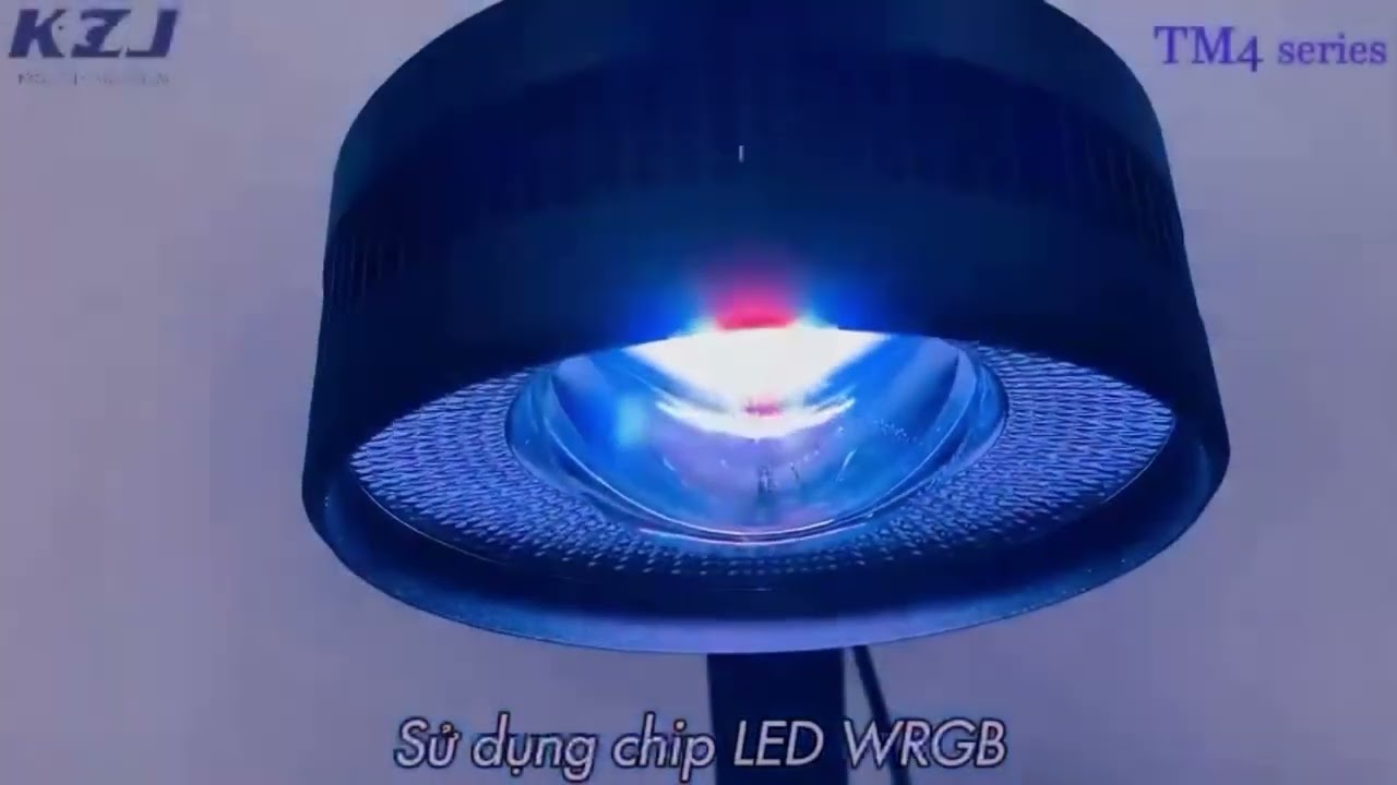 Review đèn LED thuỷ sinh KZJ TA4 sử dụng LED WRGB rất hợp chơi bể Biotope
