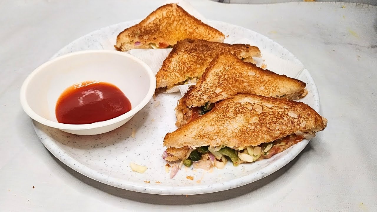 Vegetable Sandwich ਬਣਾਉਣ ਦਾ ਅਸਾਨ ਤਰੀਕਾ |How To Make Vegetable Sandwich #recipe #cooking 