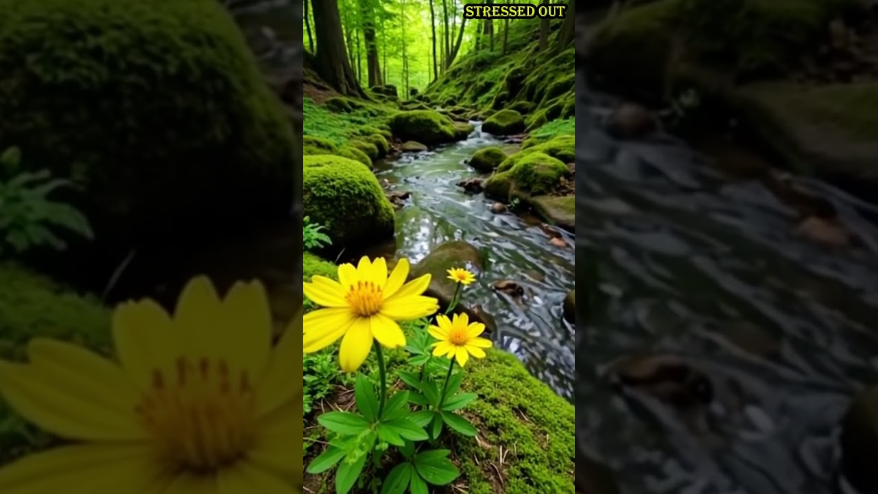 A Stream Through Nature&rsquo;s Garden #stressedout #NatureGarden #StreamSerenity #TranquilNature