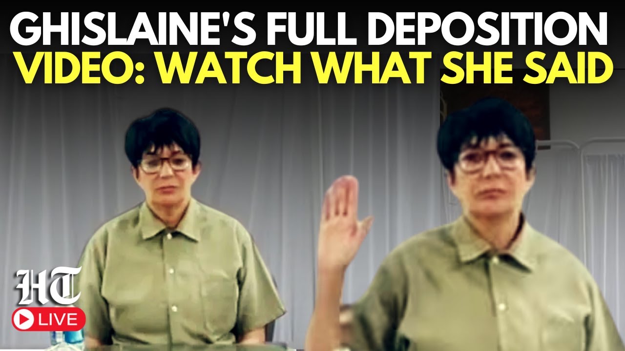 LIVE: Ghislaine Maxwell's Full Deposition Video - Watch What She Said On Jeffrey Epstein| US News