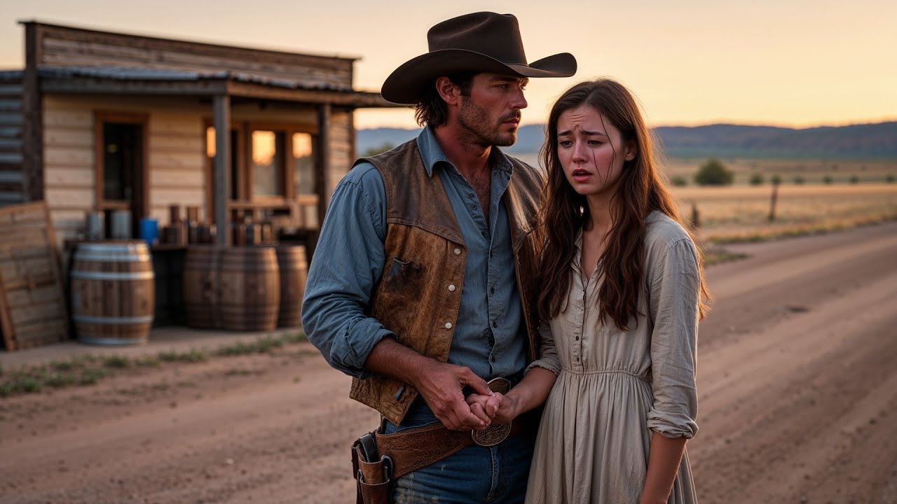 Cowboy Found Her Weeping Behind the Trading Post, Held Her Long Enough for the Hurt to Ease