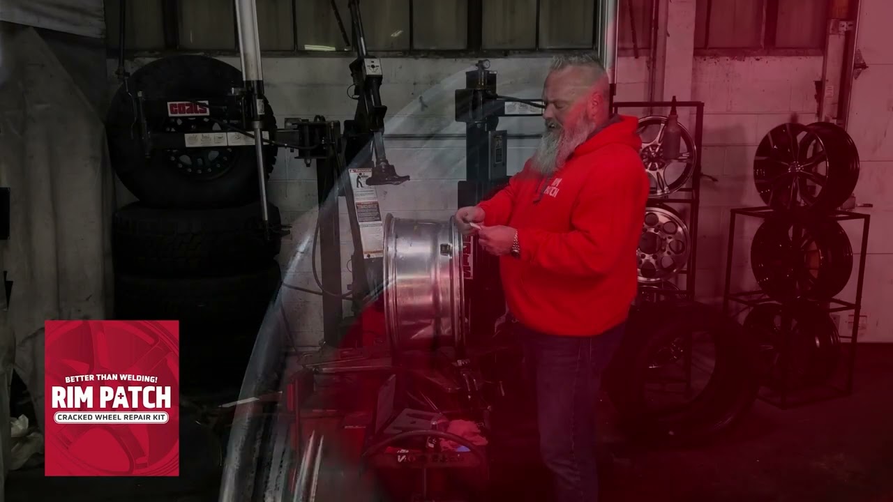 Repairing a cracked wheel / rim with Rim Patch