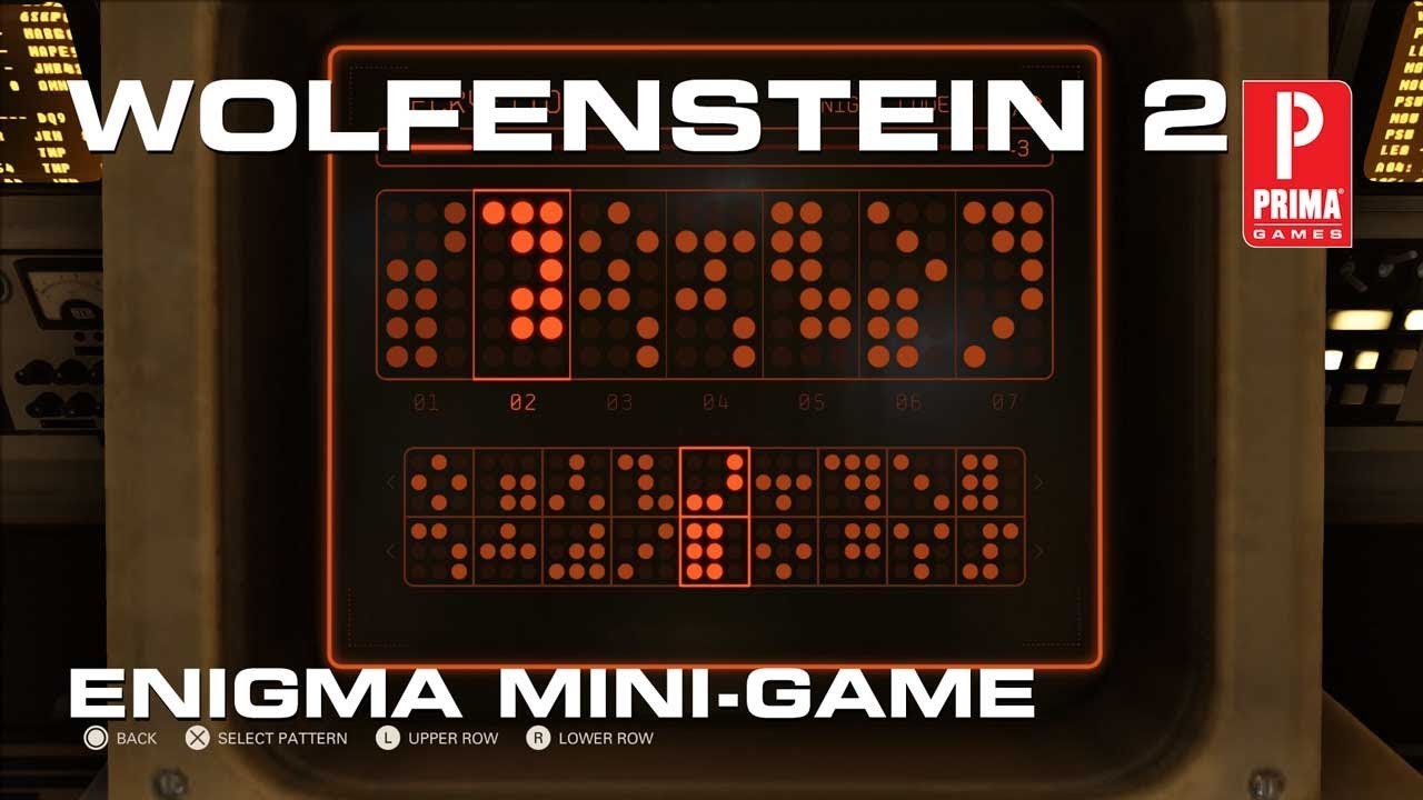 Wolfenstein 2: The New Colossus - Enigma Mini Game