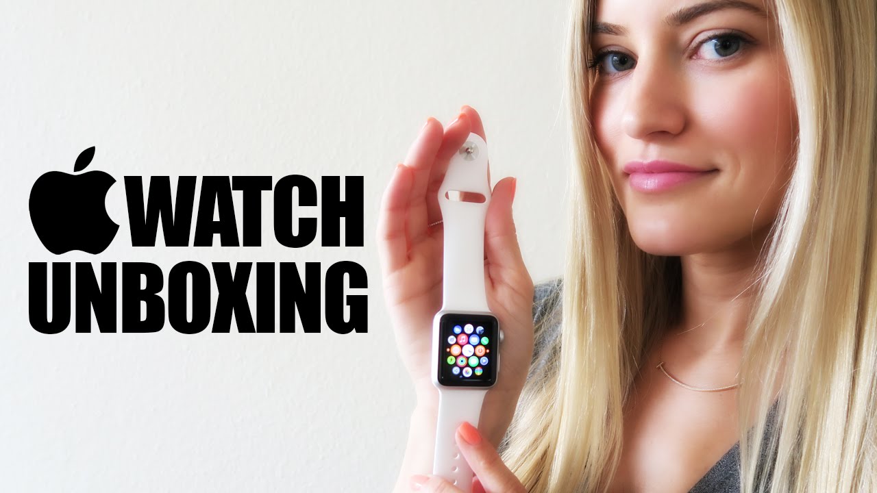 Распаковка Apple Watch Series 1