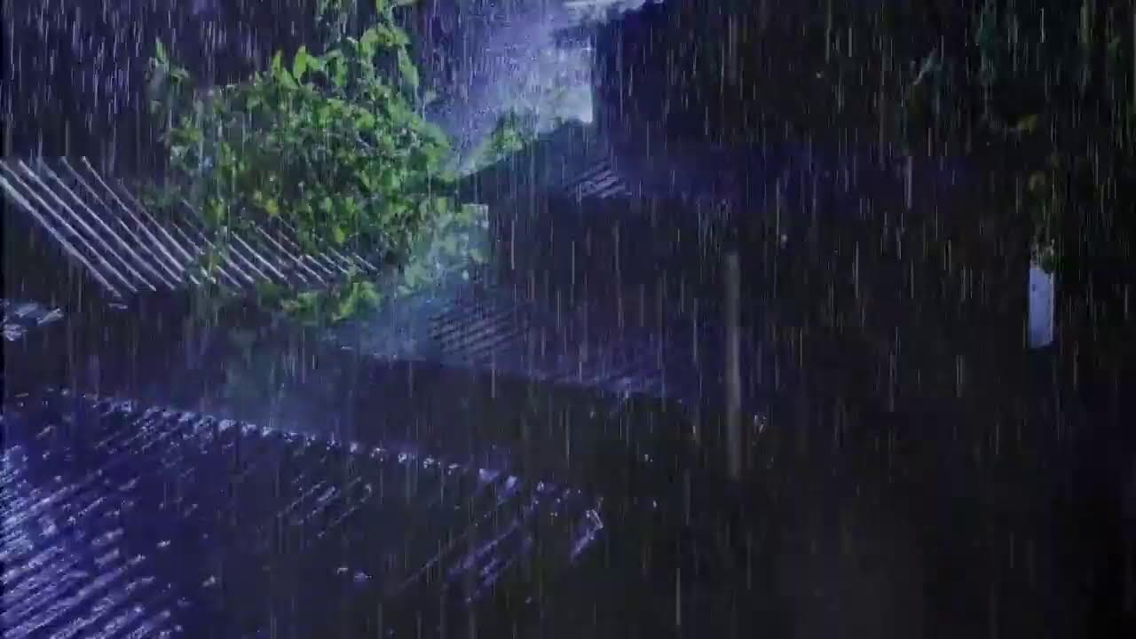 No Ads Rain Sounds for Sleeping – Night Rain & Distant Thunder for Peaceful Sleep