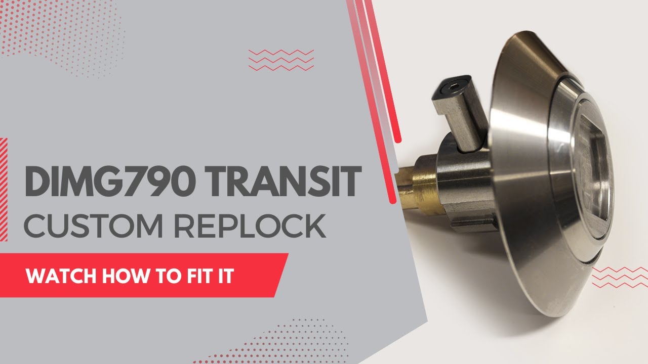 How to install the Disec DIMG790 Ford Transit Custom Replock