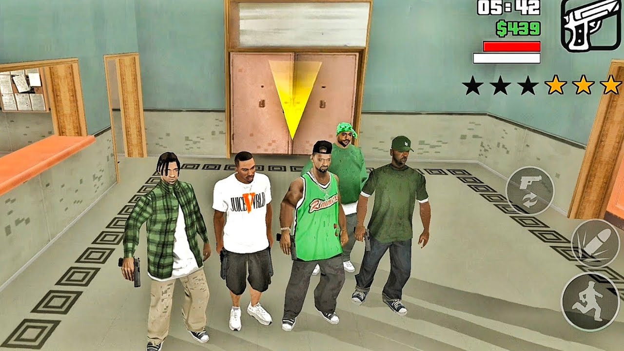 CJ SAVES SWEET FROM COPS #gta #gtasanandreas #viral #viralvideo #viralshorts #shorts #gaming #games 