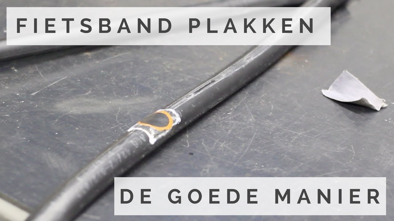 Zelf je fiets band plakken - Fietsband repareren
