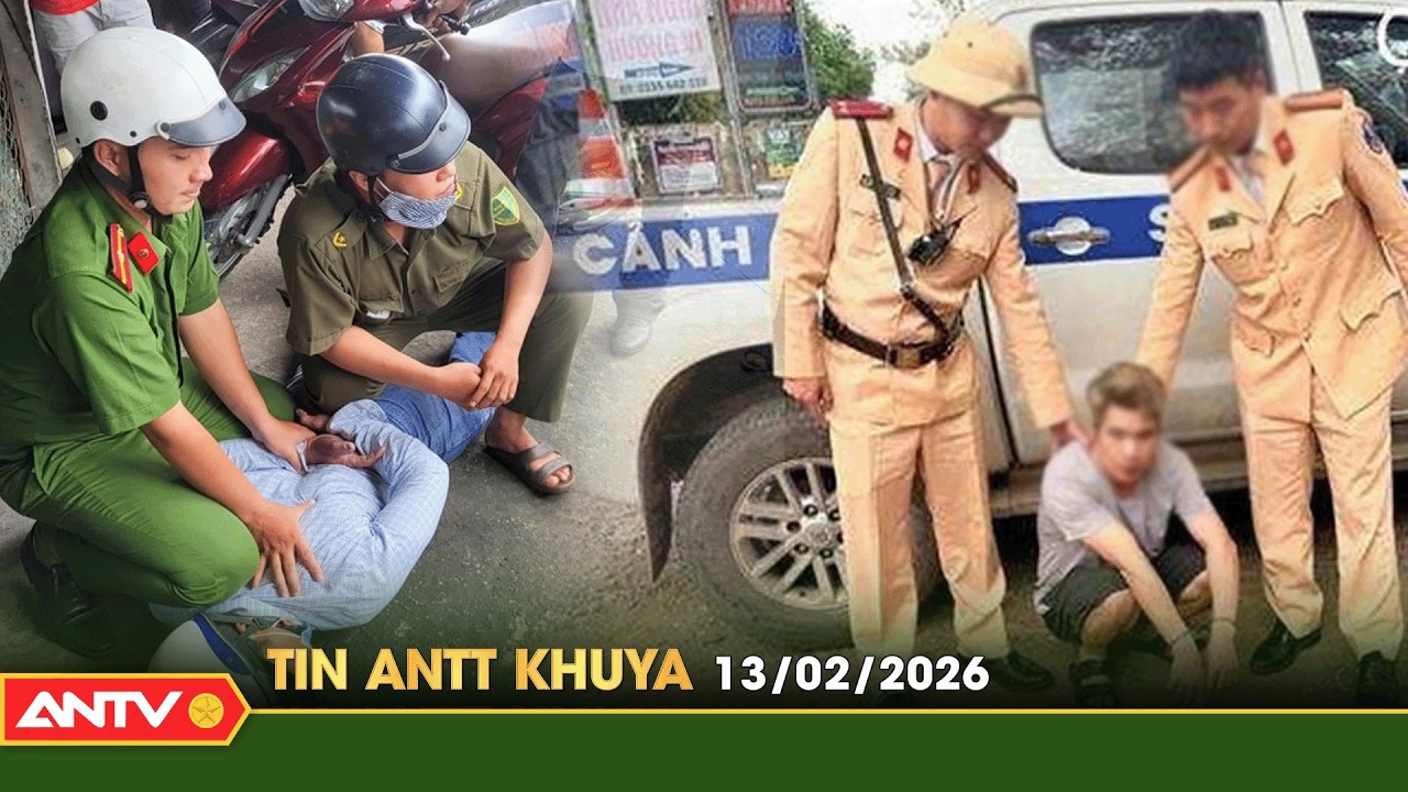 Tin tức an ninh trật tự nóng, thời sự Việt Nam mới nhất 24h khuya ngày 13/2 (26 Tết) | ANTV