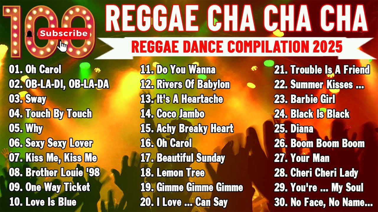 Reggae Cha Cha Disco Medley 2025 🌺 Bagong Nonstop Cha Cha Remix 2025