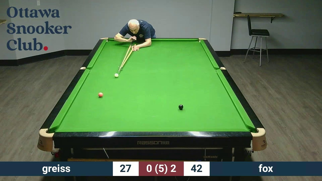 Ottawa Snooker Club - Club Match hany greiss vs Jesse fox