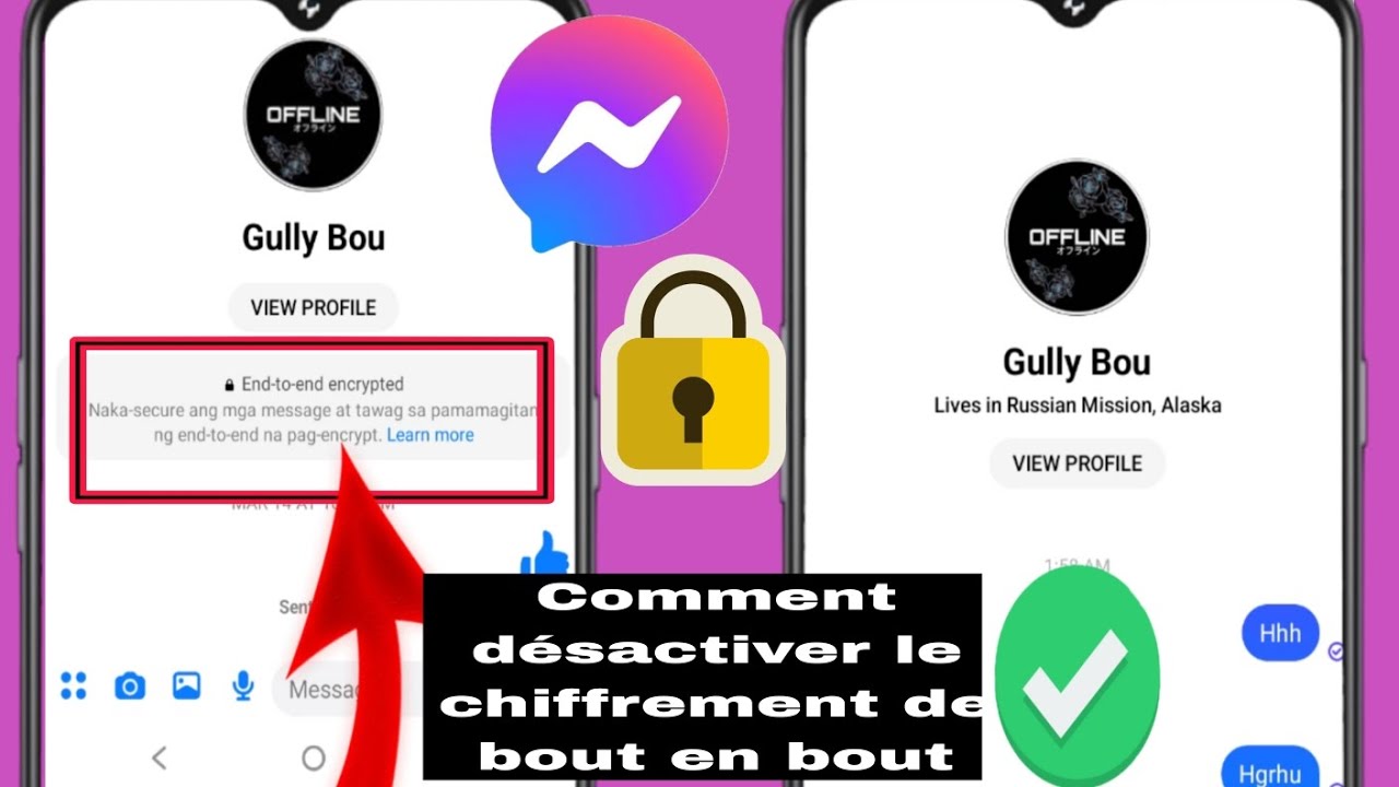 Comment désactiver le chiffrement de bout en bout dans Messenger 2024 | Supprimer le chiffrement