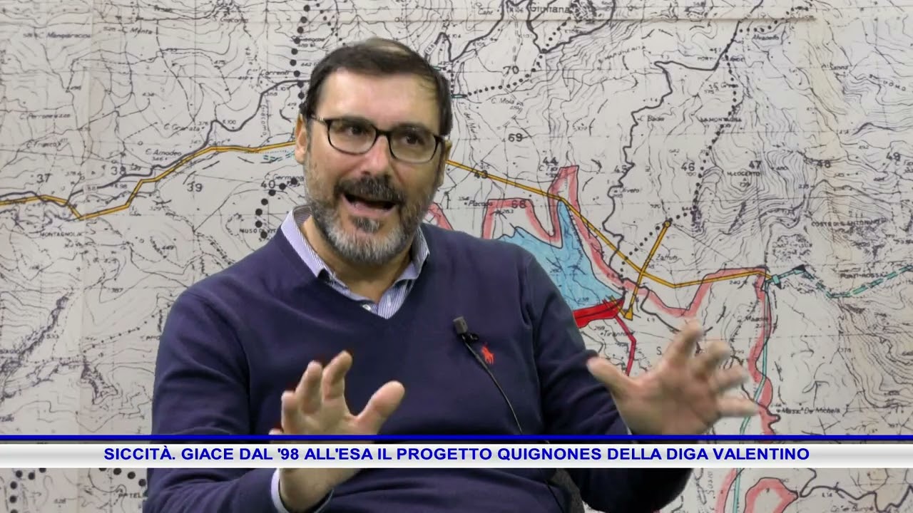 SICCITÀ  GIACE DAL '98 ALL'ESA IL PROGETTO QUIGNONES DELLA DIGA VALENTINO
