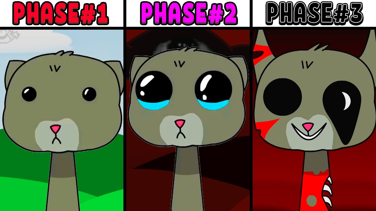 All Phases in New Incredibox Sprunki Oc of Sad Hamster: From Phase 1 to Phase 3