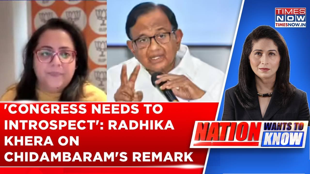 BJP's Radhika Khera Launches Big Attack On Congress Over Chidambaram's 'Homegrown Terrorists' Remark