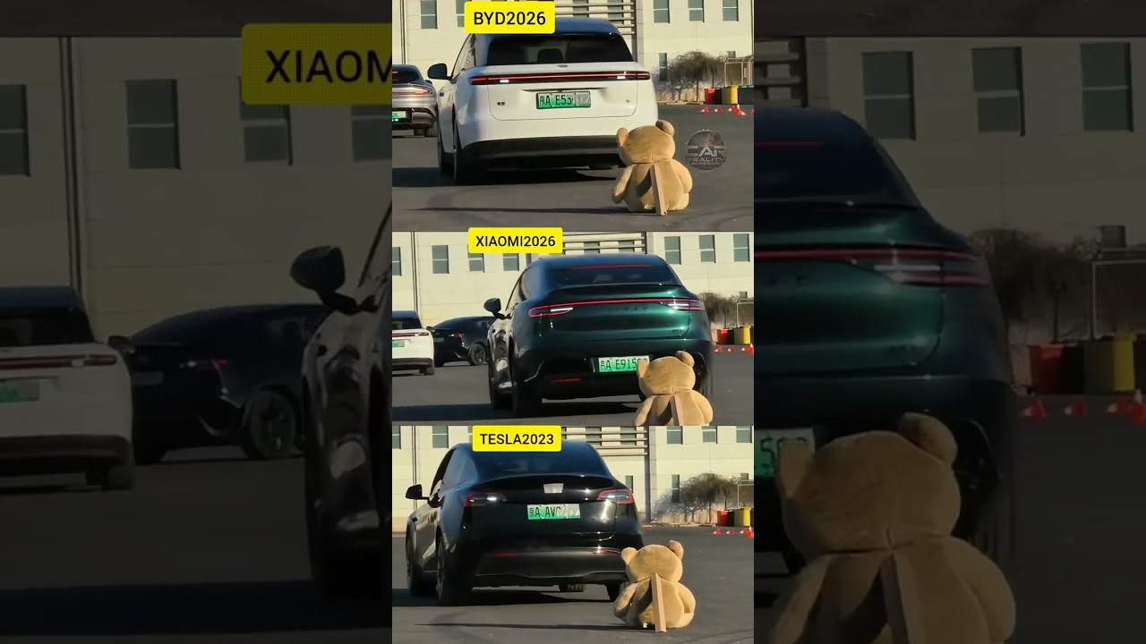 Tesla vs Xiaomi vs BYD: The 100km/h KILLER Test! 🧸💀