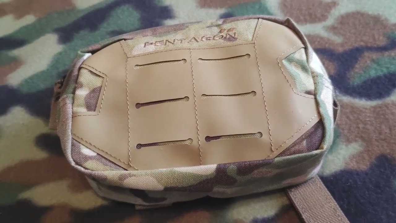 Zasobnik Pentagon Elpis Pouch 15 x 10 cm - Camo #unboxing Militaria.pl