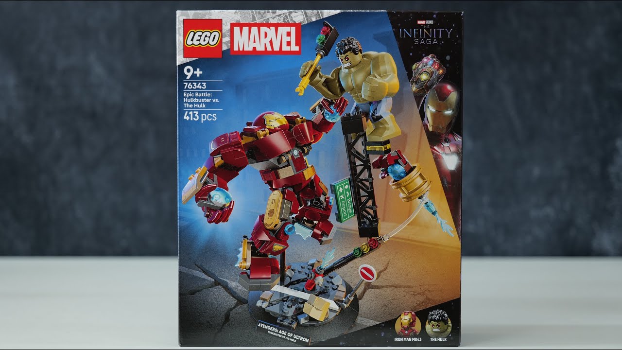 LEGO Marvel Super Heroes 76343 Эпическая битва: Халкбастер против Халка - Обзор быстрой сборки LEGO