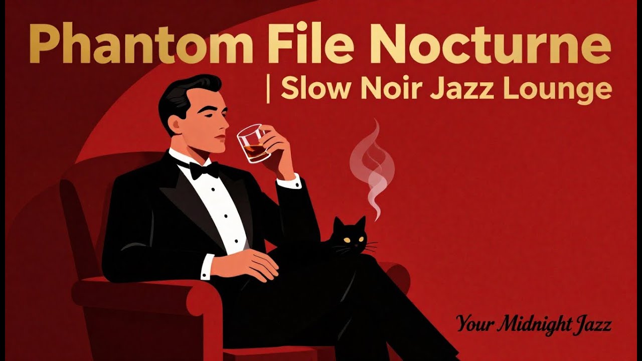 Phantom File Nocturne 🌙 | Slow Noir Jazz Lounge
