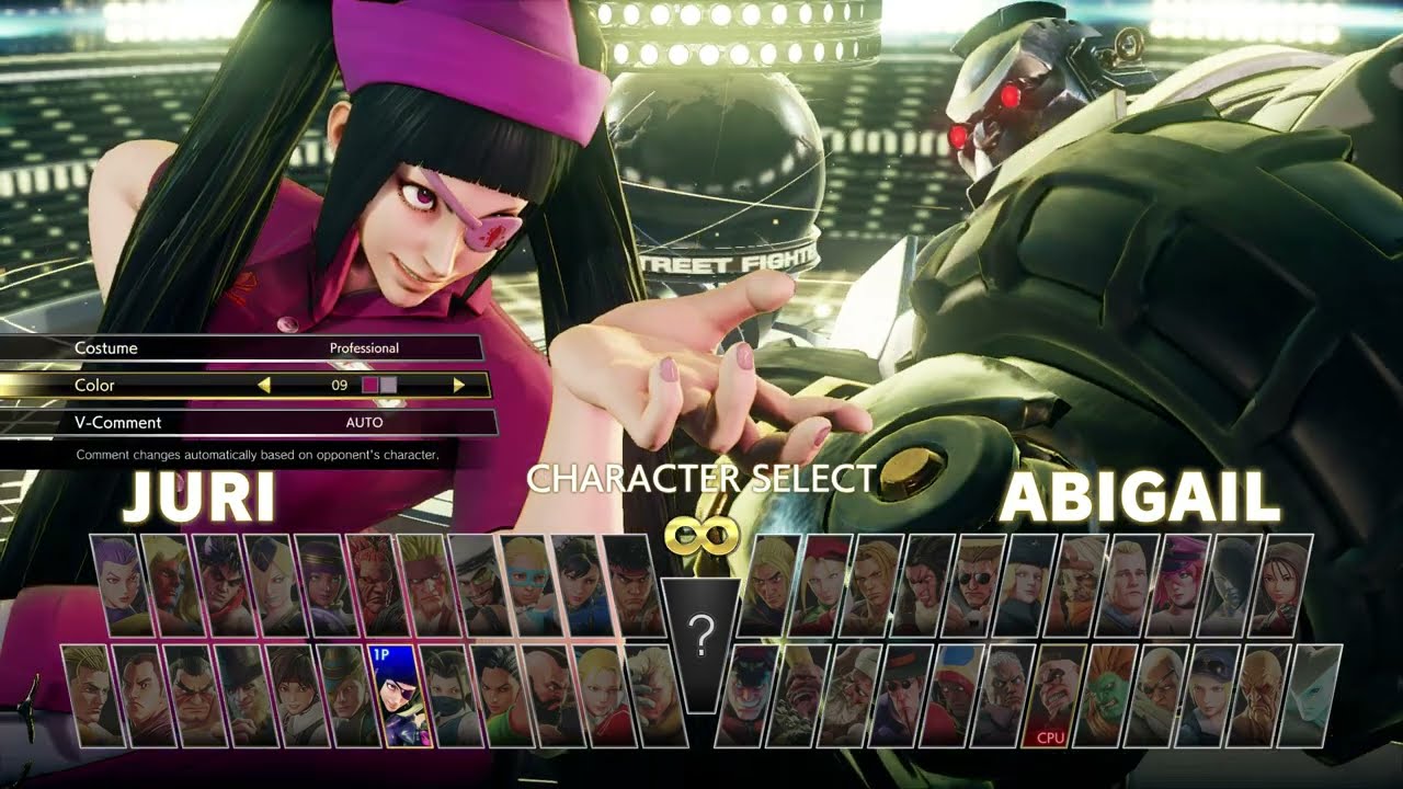 Juri in Nurse Outfit vs Sagat - Street Fighter V PC Mods