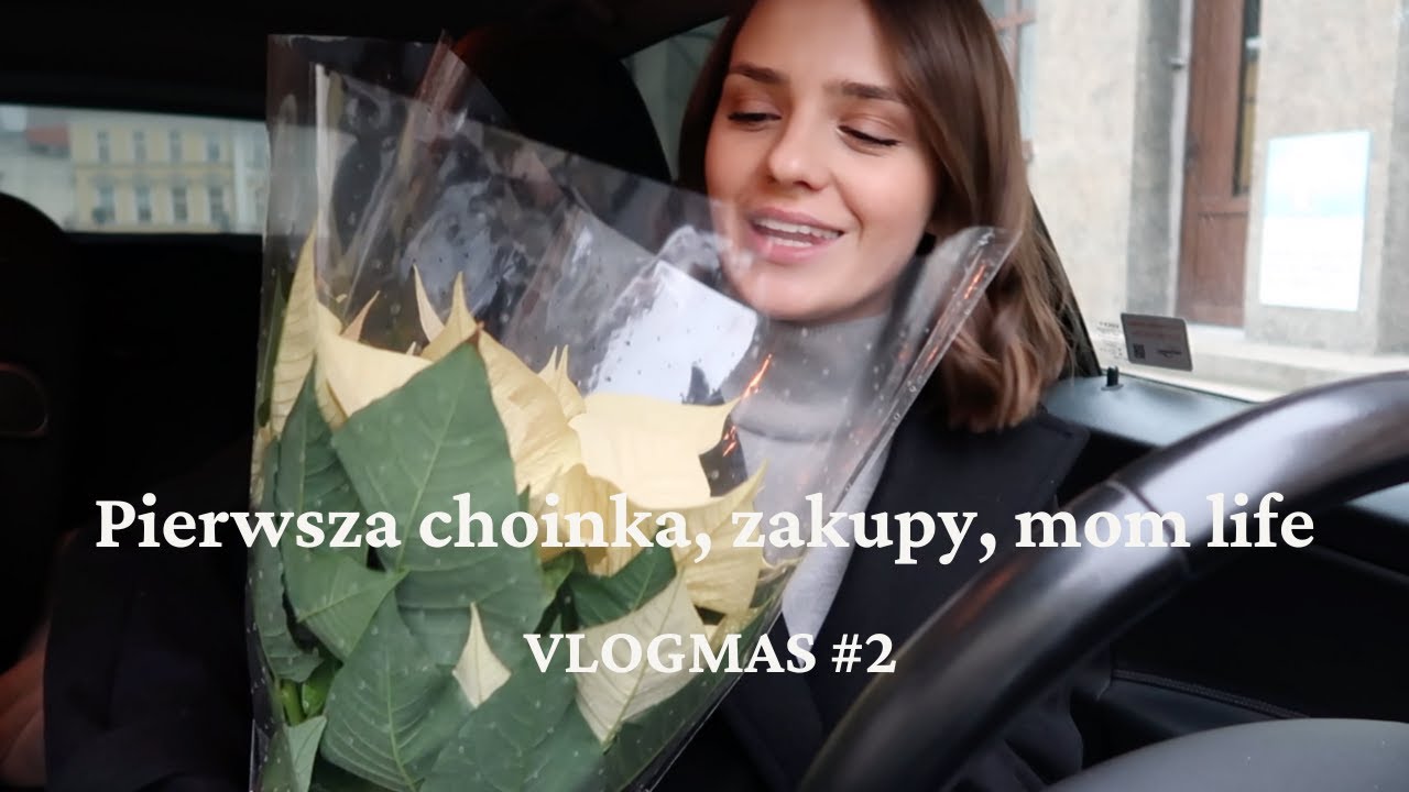 VLOGMAS #2  kupiłam pierwszą choinkę, najlepsza zimowa herbata, zakupy