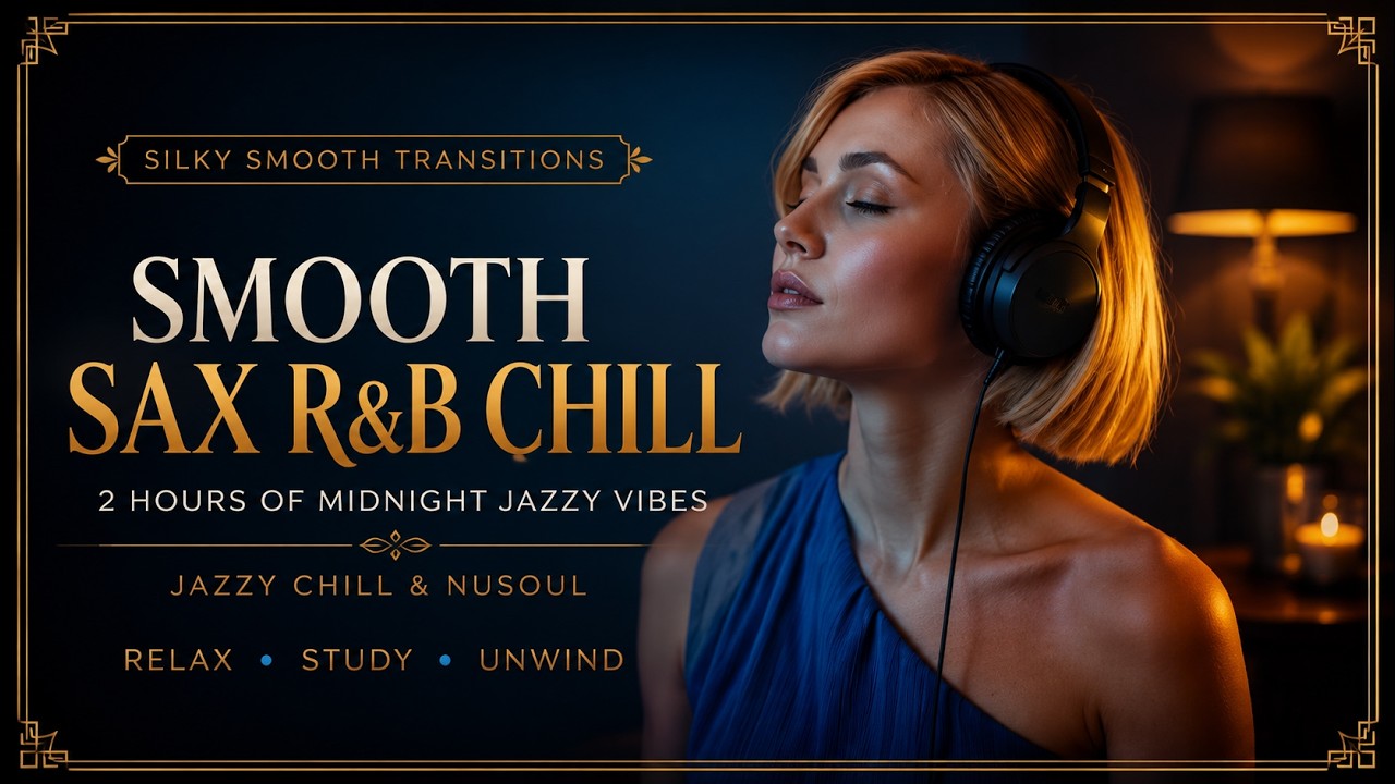 Smooth Sax R&B Chill – 2 Hours of Midnight Jazzy Soul Vibes