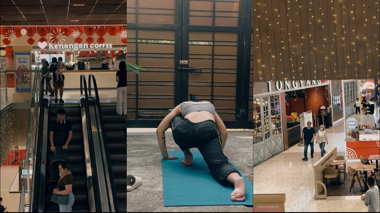 Yoga with my strict instructor - Reconnecting with my body | Mall tour | Covi time | Mang Larry's 