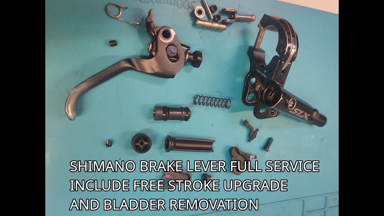 Shimano Brake Lever FULL SERVICE incl. Free Stroke and Bladder - Deore SLX XT XTR Zee Saint