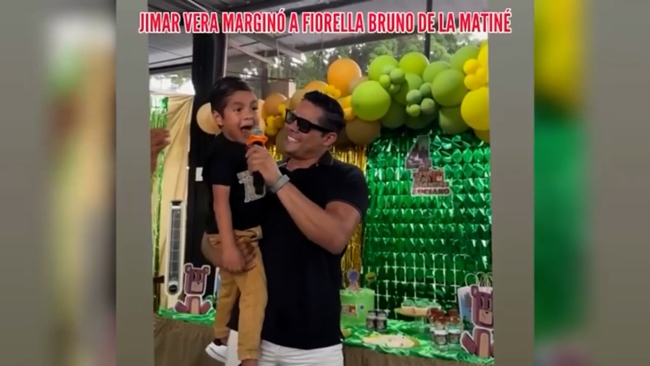 Fiorella Bruno Marginada de la matine 🔥de su hijo por parte de Jimar Vera