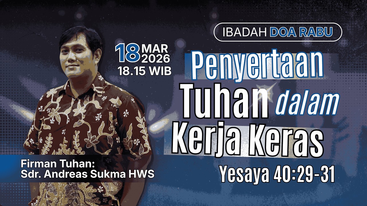 [LIVE STREAMING] IBADAH DOA RABU, 18 MARET  2026