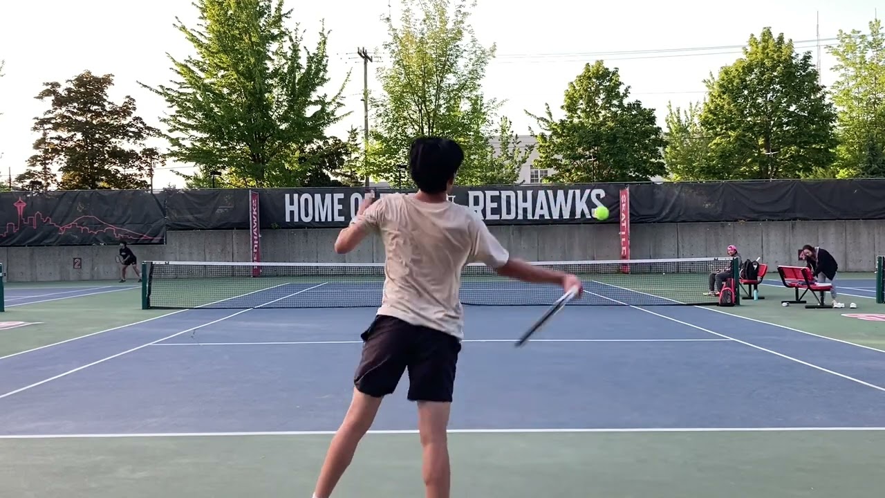 NTRP 4.5 Tennis - T minus 2 days for 18+ local league playoff edition 1st set  pt.2