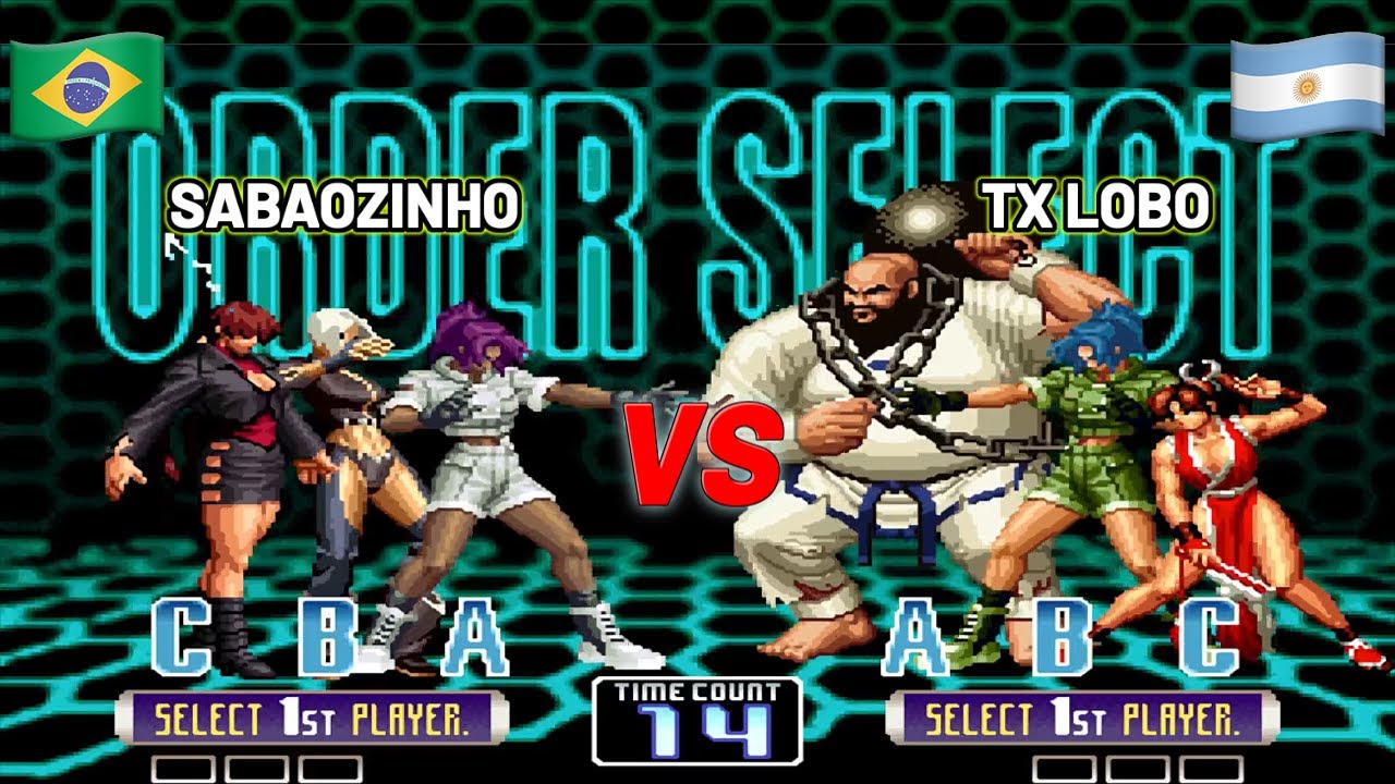 Brasil y Argentina se dieron Con TODO 😲👌 SABAOZINHO vs TX LOBO KOF 2002