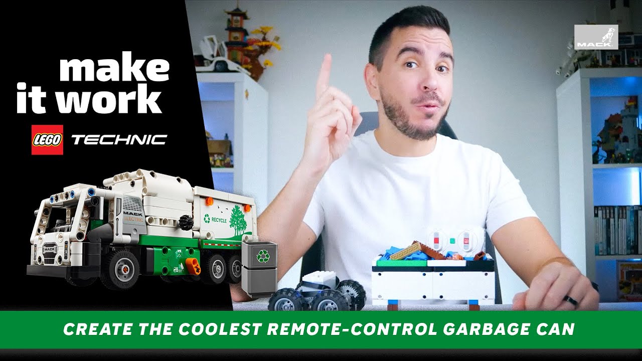 From Garbage Truck to Pullback Truck | Mack&reg; LR Electric Garbage Truck | #Creator | LEGO&reg; Technic&trade;