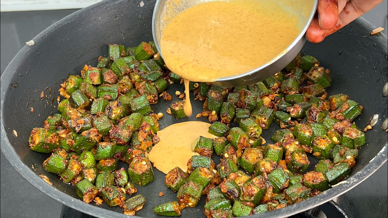 బెండకాయ ఫ్రై ఇలా డిఫరెంట్ గా ఒకసారి ట్రై చేయండి మీకు చాలా నచ్చుతుంది | bendakaya fry in telugu |