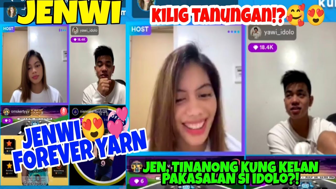 Pt.3! #JENWI❤️ (Question & Answer KILIGGGG😍💞) JENNIFER NIERVA WITH TRISTAN CABRERA  (YAWI) KUMU LIVE
