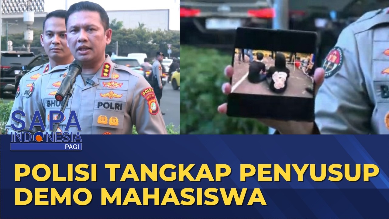 🔴LIVE - Polisi Tangkap Penyusup Demo Mahasiswa | SAPA PAGI