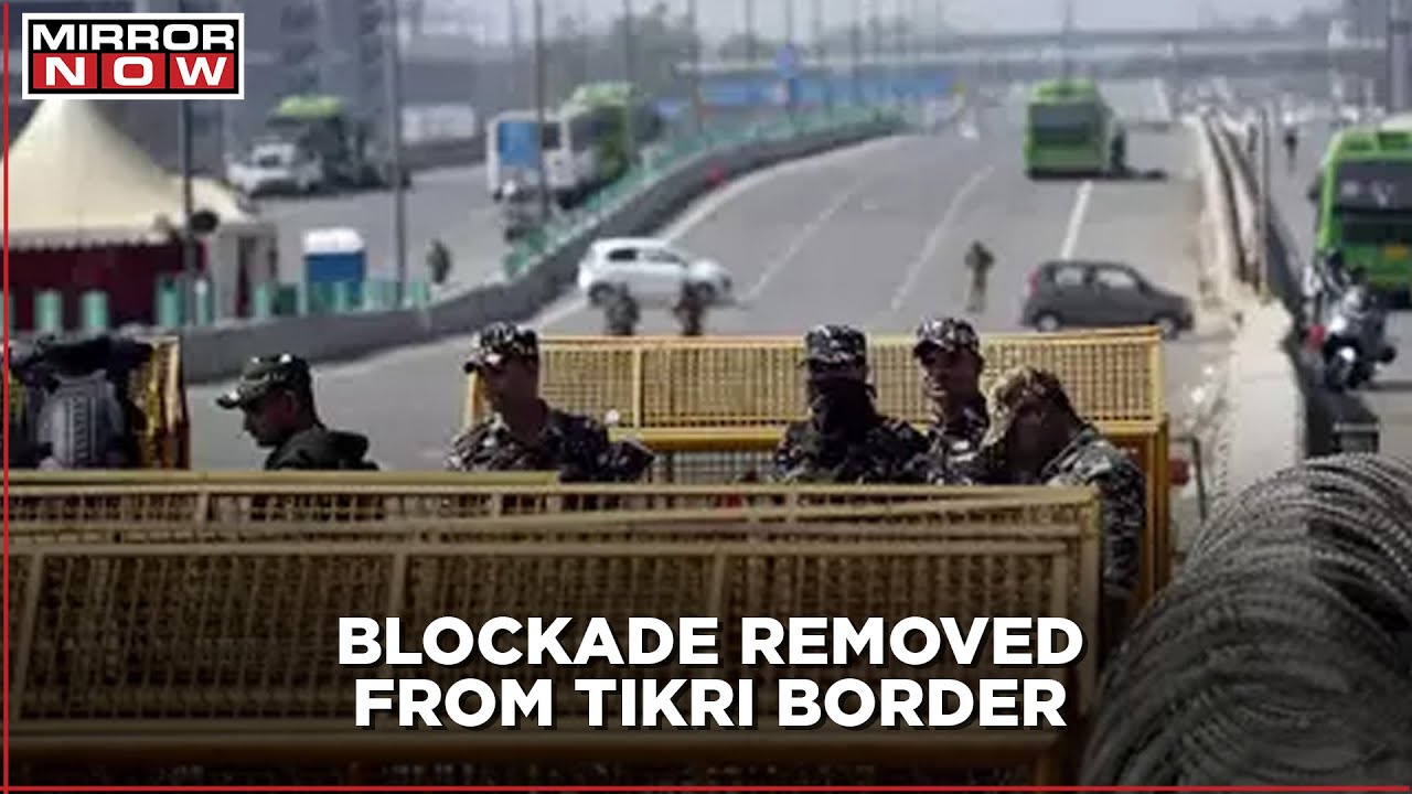 Relief for Delhi commuters: Barricades removed partially at Delhi borders