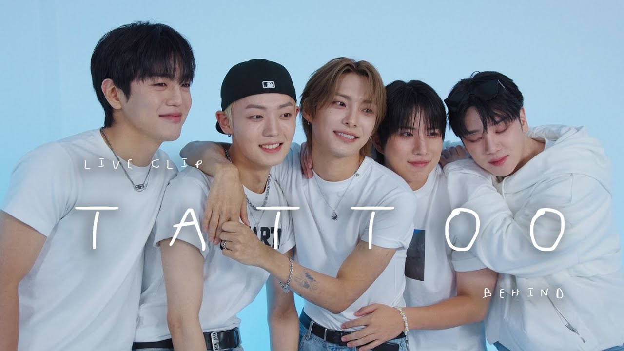 JUNHEE 'Tattoo (With Jiham, WoW, BK, Yuchan) (12:30)' Live Clip Behind The Scenes