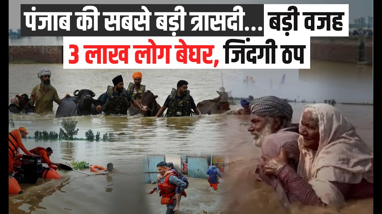 Punjab Floods 2025 : पंजाब में क्यों आई इतनी भयानक बाढ़? जानिए 5 बड़े कारण। Heavy Rain | Flood Alert