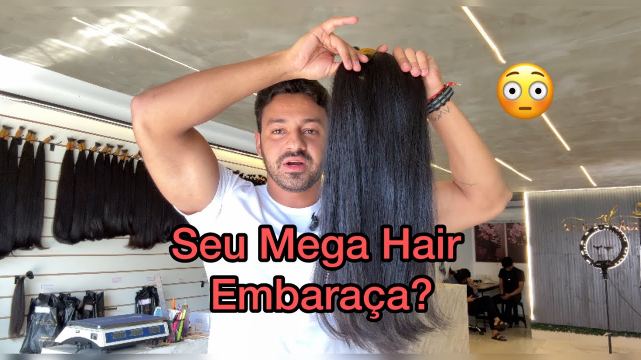 PORQUE O SEU MEGA HAIR EMBOLA OU EMBARAÇA TANTO-DICAS DE COMO REVERTER😌-APLIQUE FÁCIL ❤️🔱
