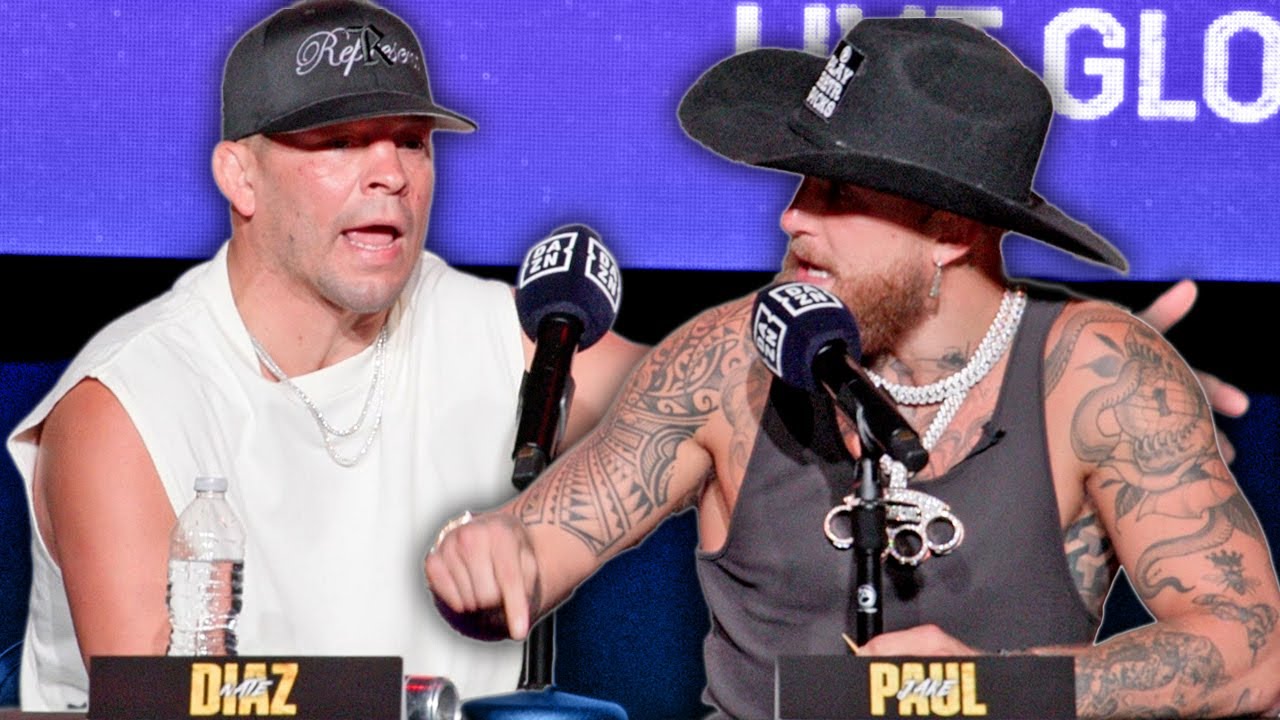 BEST MOMENTS - Jake Paul vs Nate Diaz Final Press Conference