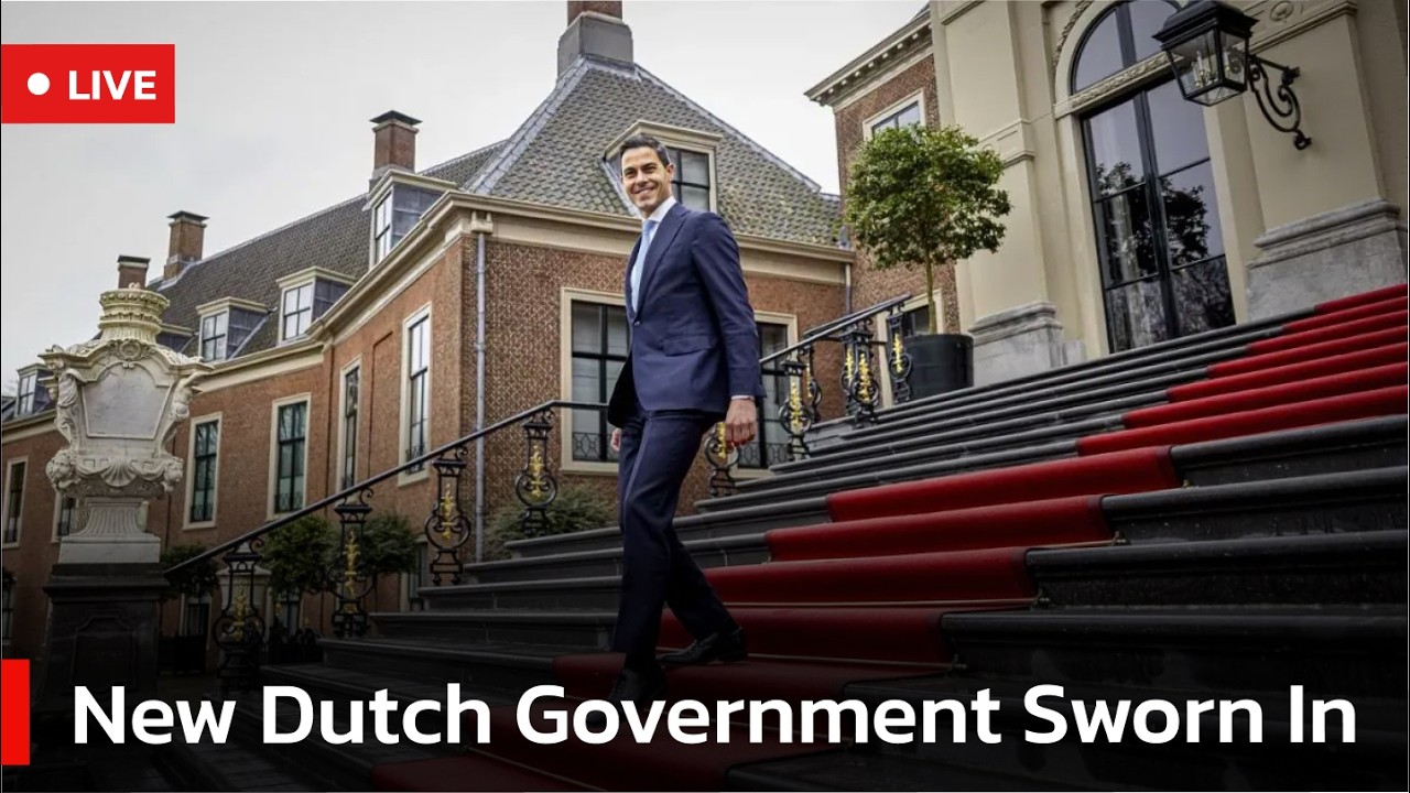 🔴LIVE: Rob Jetten Officially Installed as Head of New Pro-EU Government in Netherlands | AC1W