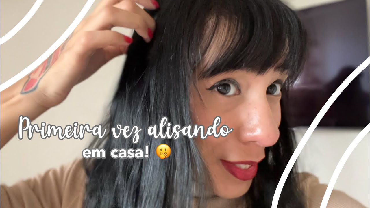 FAZENDO PROGRESSIVA SOZINHA! Usando a Select One e uma chapinha duvidosa✨