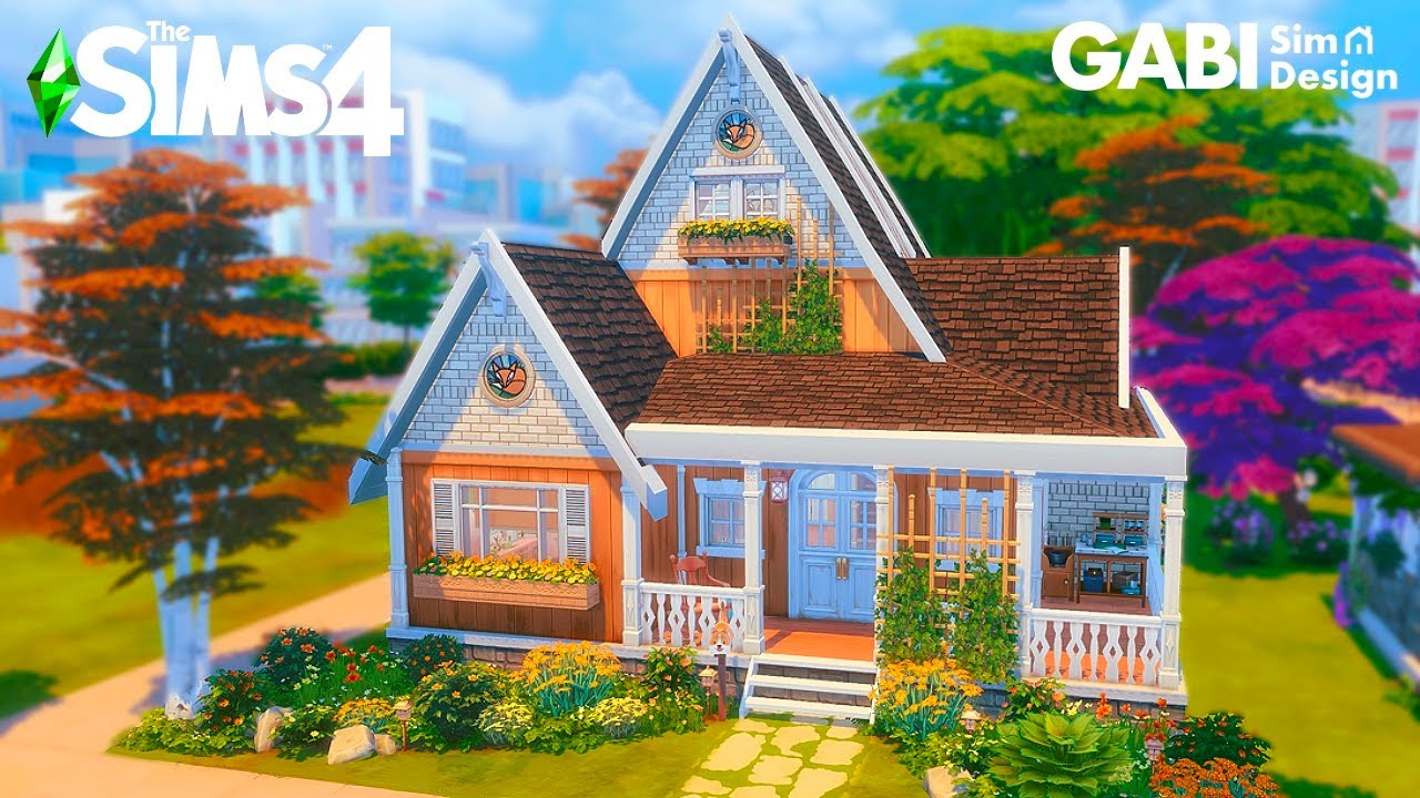 Gen 6 Orange House | Not So Berry Challenge | No CC | Speed Build #thesims4 #notsoberry