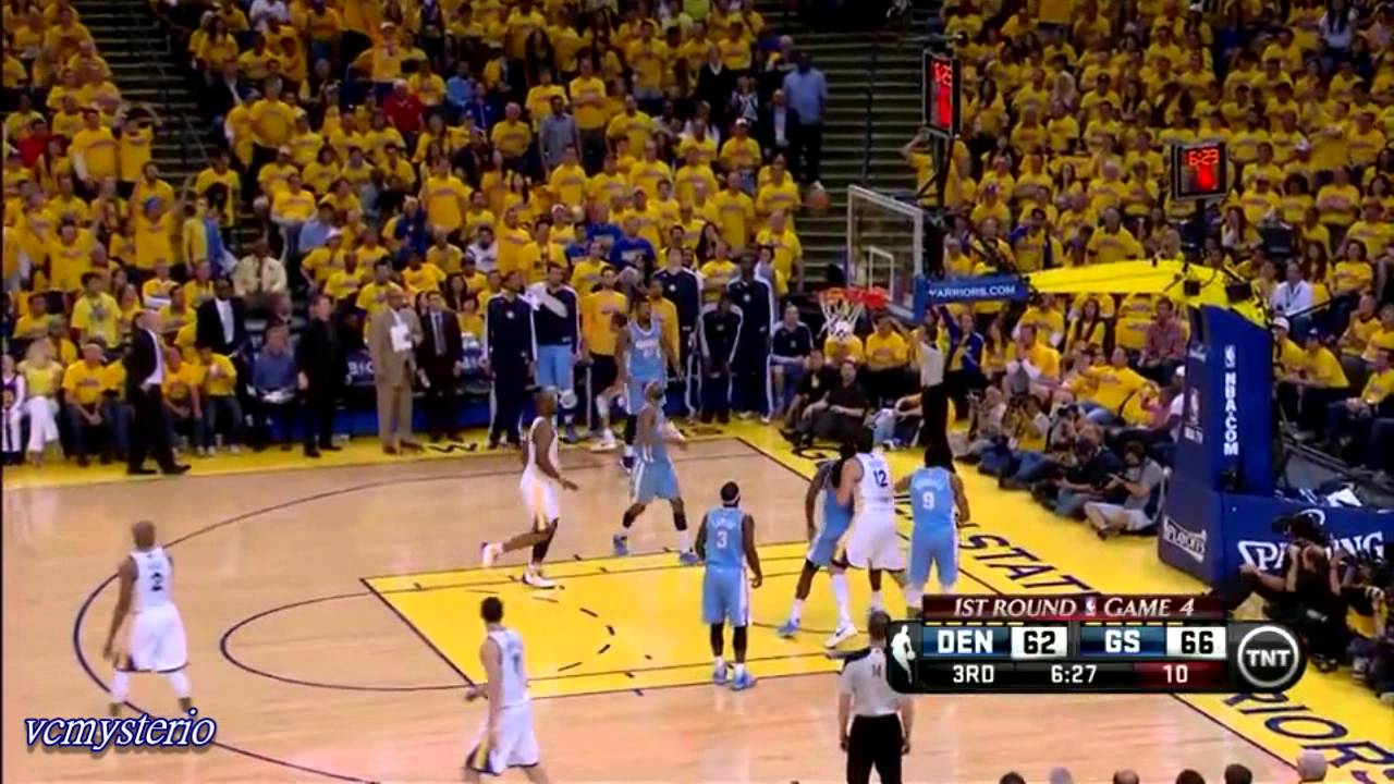 Stephen Curry 31pts-7ast vs Nuggets 2013 Playoffs Rd1 Gm4 - 22pts in the 3Qtr