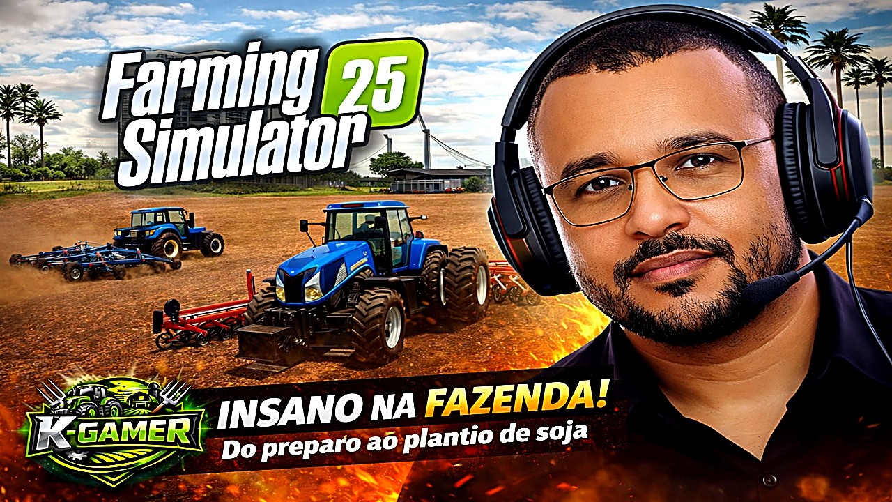 Farming Simulator 25 | Plantio de Soja Profissional 🚜🌱 Do Preparo Total ao Campo Perfeito! Epi8