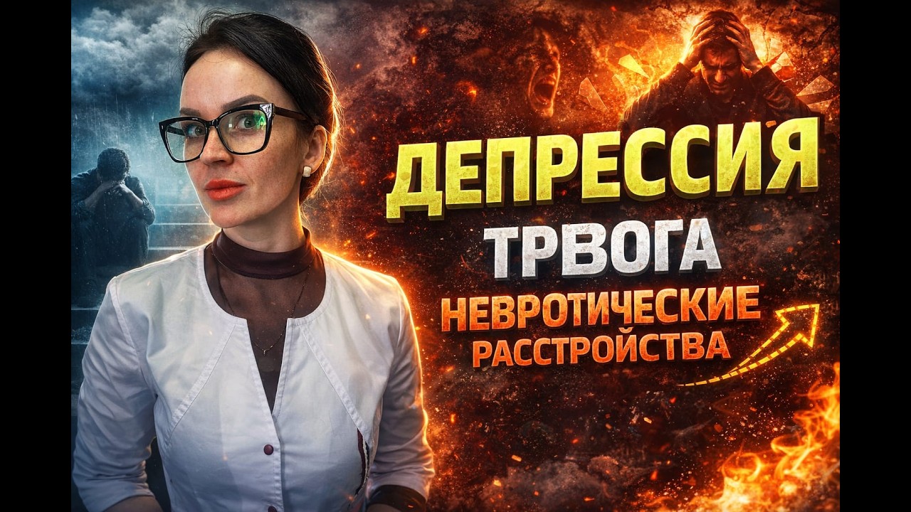 Депрессия, тревога. Невротические расстройства. #здоровье #нервы #линалисюк #шизофрения