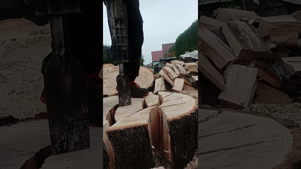 Holz meets Abbruchhammer😄
